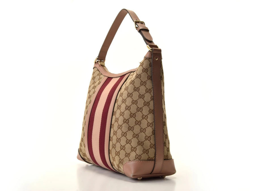Gucci beige pink GG handbag Tan Pink